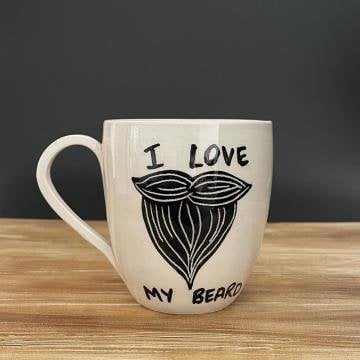 Sakal Baba Seramik Konik Kupa I Love My Beard
