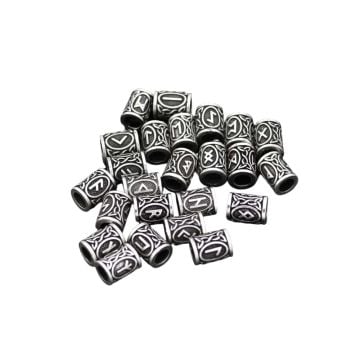 Sakal Boncuğu Viking Alfabesi ( Runik ) Sakal Boncuğu