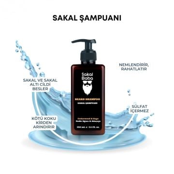 Sakal Şampuanı Sedir Ağacı ve Adaçayı