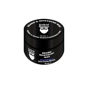 Sakal ve Bıyık Şekillendirici Wax Gece Yarısı Mavisi
