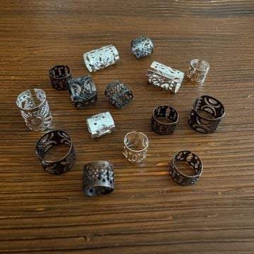 Sıkıştırmalı Sakal Boncuğu 15 Adet Karışık SB209