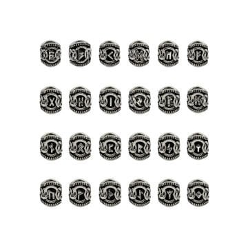 Sakal Boncuğu Viking Alfabesi ( Runik ) Sakal Boncuğu