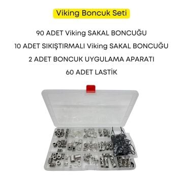 Sakal Boncuğu Viking Sakal Boncuğu 100 adet