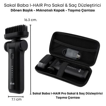 Sakal Baba I-HAIR Pro Sakal ve Saç Düzleştirici Tarak