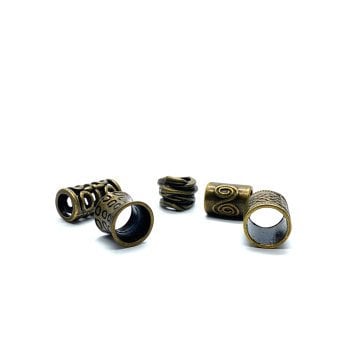 Viking Sakal Boncuğu Bronz 5'li SB169