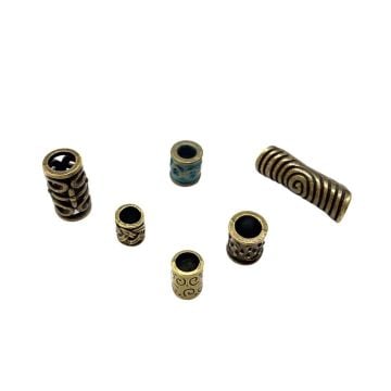 Viking Sakal Boncuğu Bronz 6'li SB170