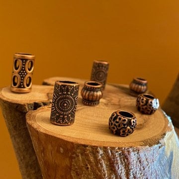 Viking Sakal Boncuğu Bronz 7'li SB172