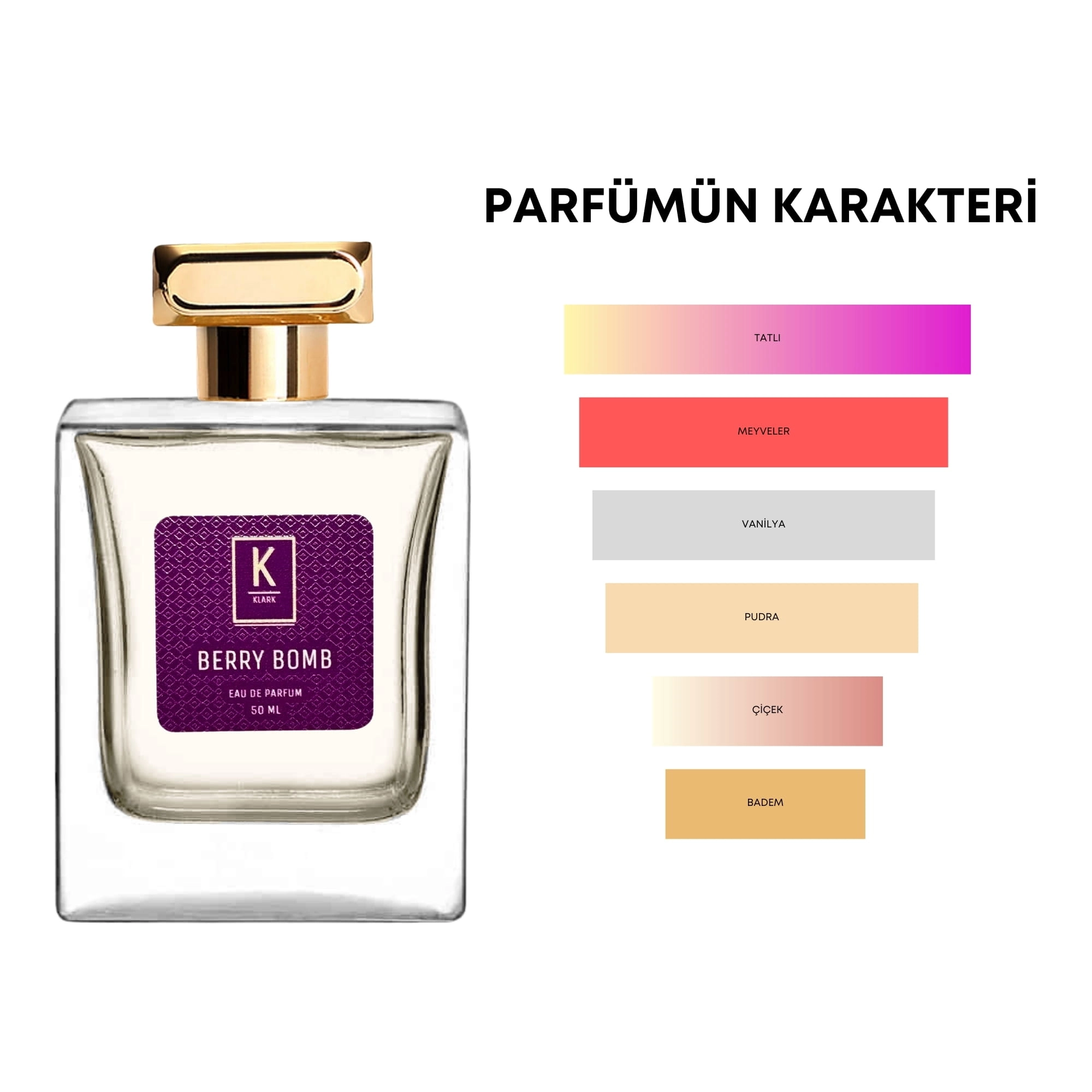 Klark Berry Bomb - 50 ml Edp Parfüm