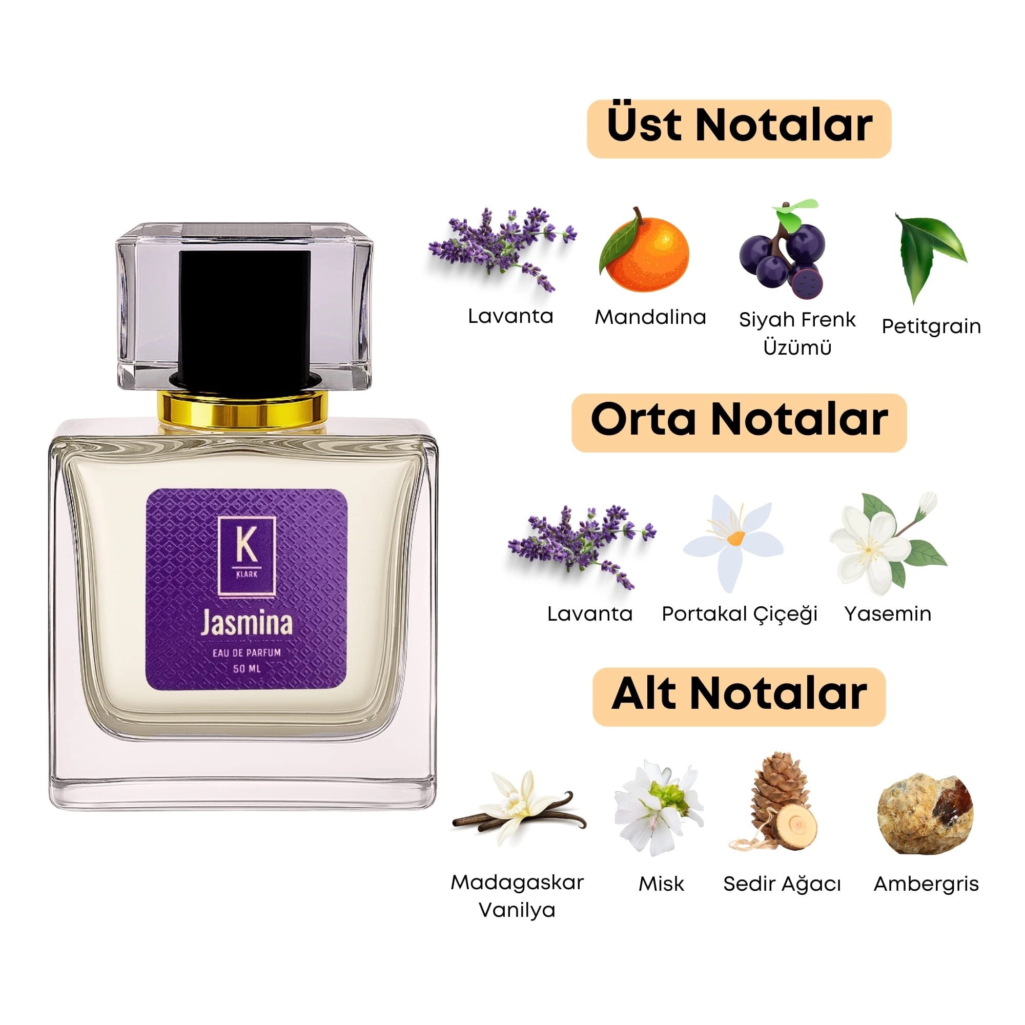 Jasmina - 50 ml Edp Parfüm