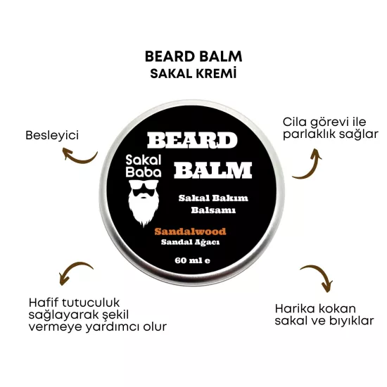 Beard Balm Sakal Kremi | Hafif Tutuculuk ve Stil
