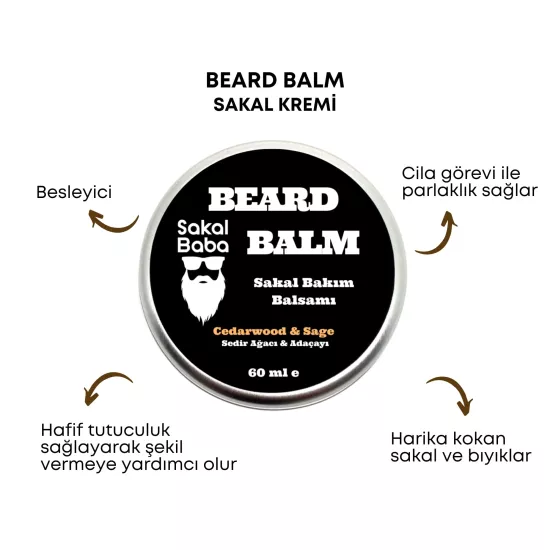 Beard Balm Sakal Kremi | Hafif Tutuculuk ve Stil