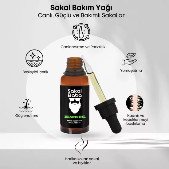 Sakal Bakım Yağı Lime | Sakal Yağı