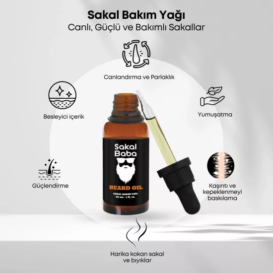 Sakal Bakım Yağı Sandal Ağacı | Sakal Yağı