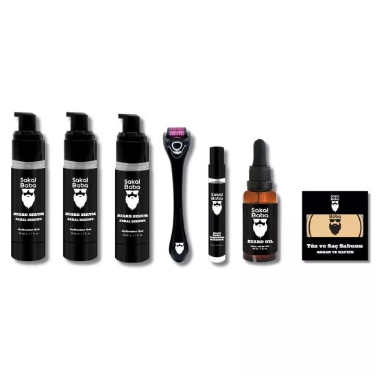 Sakal Geliştirme Vip Set | Sakal Çıkarmaya Yardımcı Set