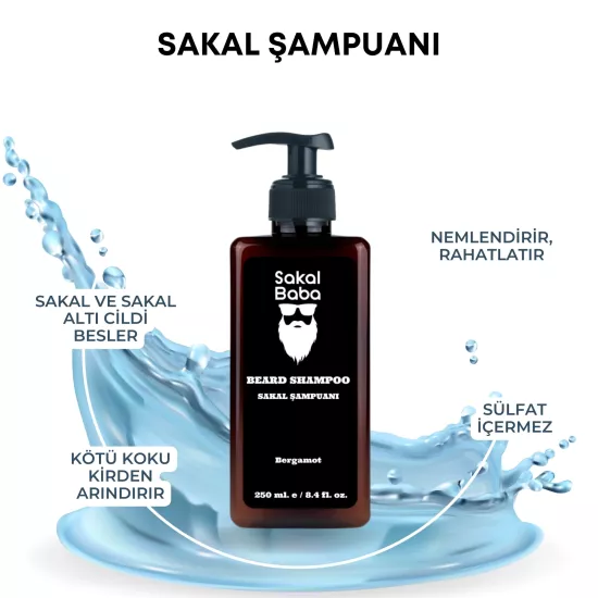 Sülfatsız Sakal Şampuanı | Günlük Sakal Temizliği