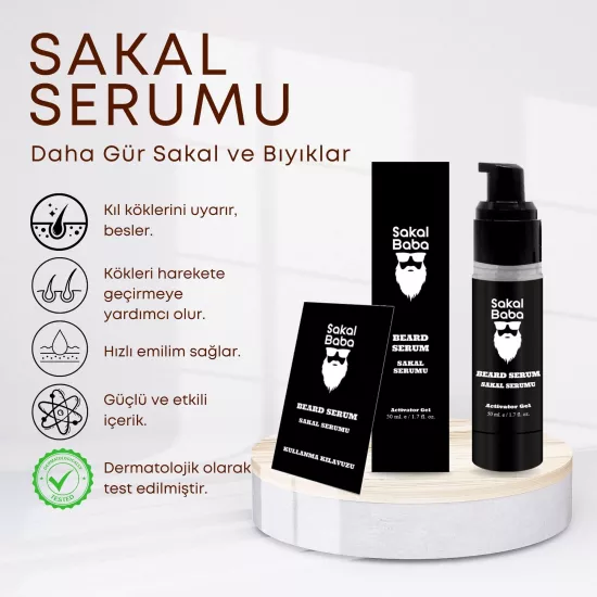 Sakal Baba Sakal Serumu | Sakal Çıkışını Destekler